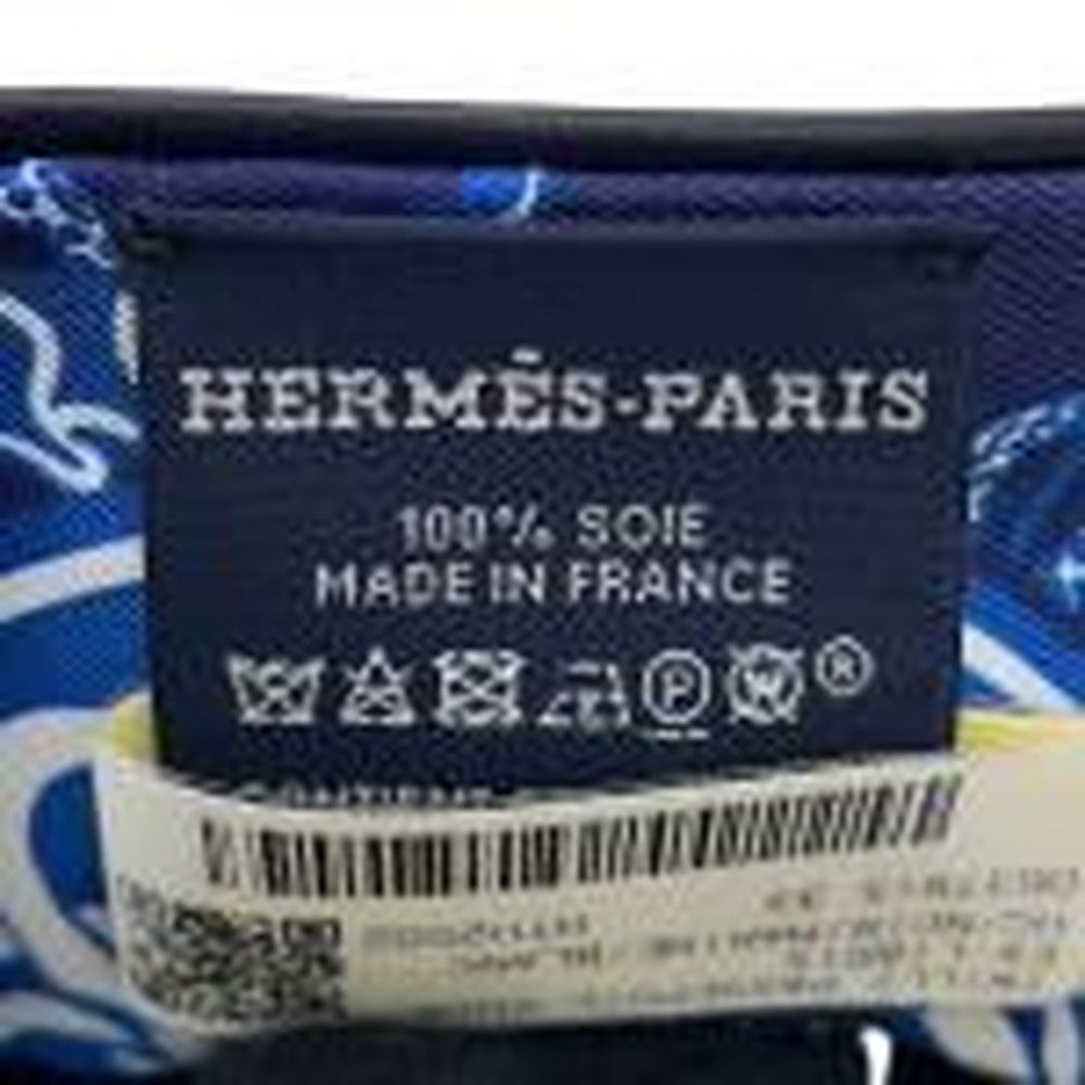 Hermes Scarf Twilly Ex Libris Leather Silk Spring Summer — view 6