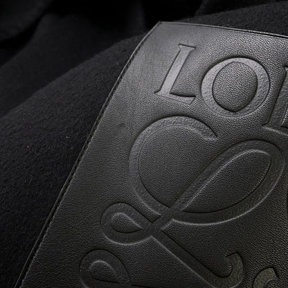 Loewe Coat Anagram Patch Cashmere Wool M Black — view 5