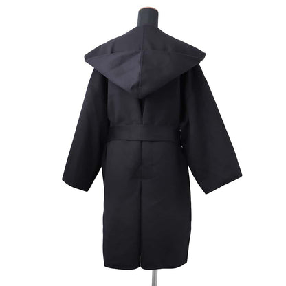 Loewe Coat Anagram Patch Cashmere Wool M Black — view 2