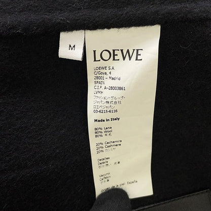 Loewe Coat Anagram Patch Cashmere Wool M Black — view 7