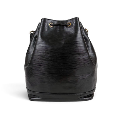 Louis Vuitton Noe Shoulder Bag Drawstring Noir Black Epi Leather — view 4