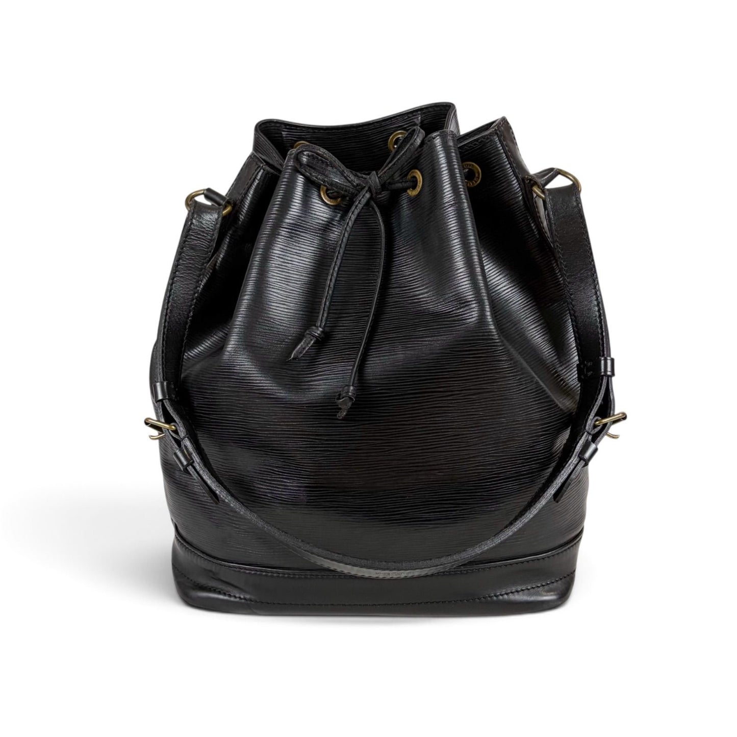 Louis Vuitton Noe Shoulder Bag Drawstring Noir Black Epi Leather — view 2