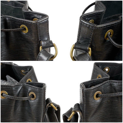 Louis Vuitton Noe Shoulder Bag Drawstring Noir Black Epi Leather — view 8