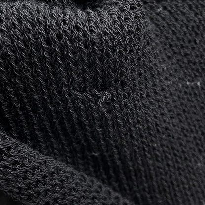 Chanel Dress Knit Long CC Logo Virgin Wool Sleeve Black — view 4