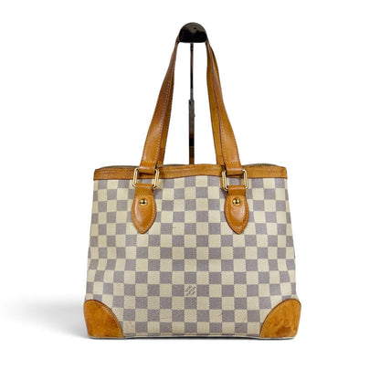 Louis Vuitton Damier Azur Leather Hampstead PM Tote Shoulder — view 3
