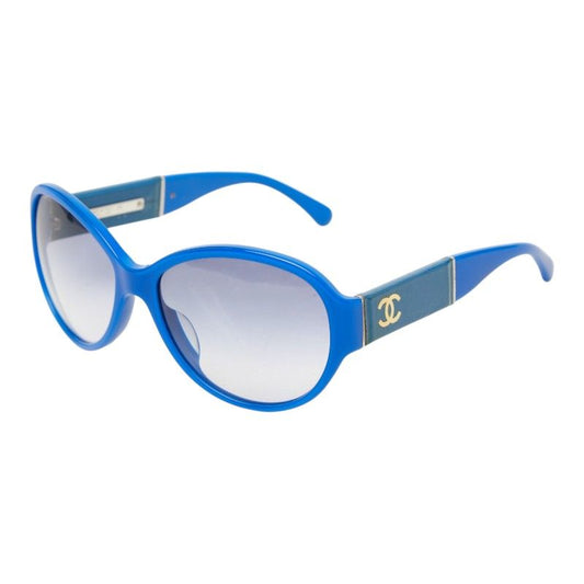 Chanel CC Logo Gradient Sunglasses Blue Acetate Eyewear