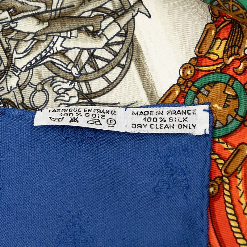 Hermes Carre 90 Napoleon Scarf Multicolor Silk — view 8
