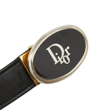Dior Logo Belt 70 28 Black Leather — view 4
