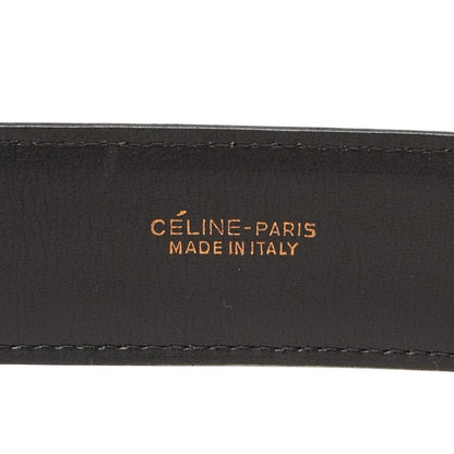 Celine Vintage Carriage Belt 70 Wine Red Bordeaux Leather — view 8