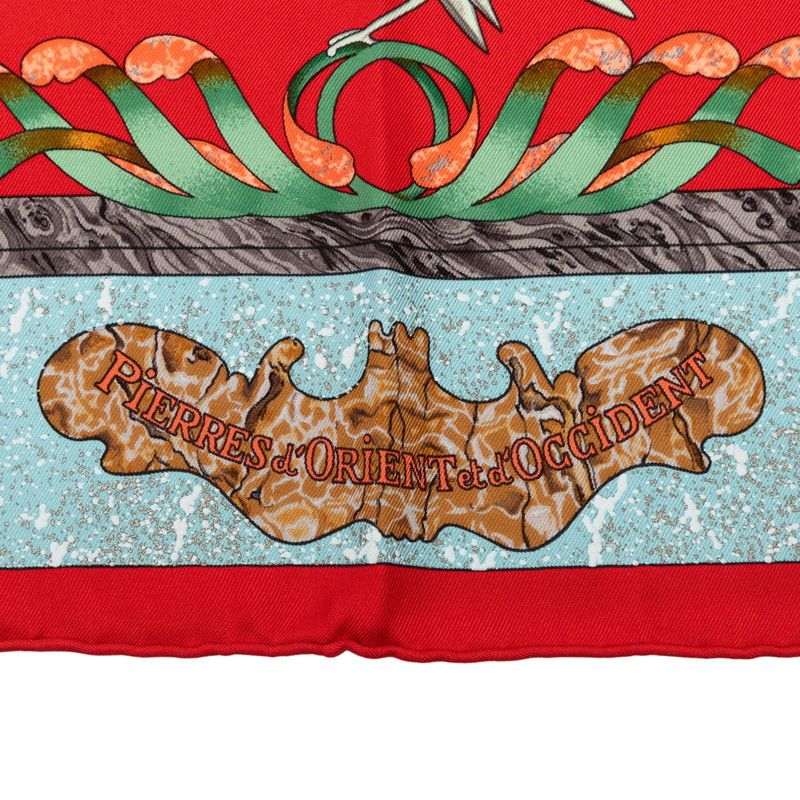 Hermes Carre 90 Oriental Stone and Western Stonework Pierres D' Orient Et D' — view 5