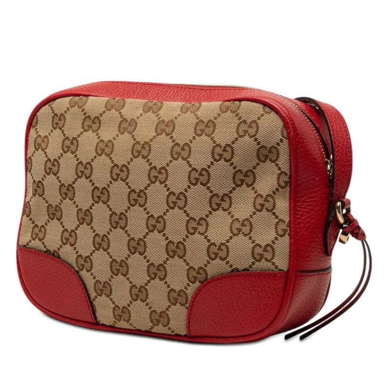 Gucci GG Canvas Crossbody Shoulder Bag Beige — view 2