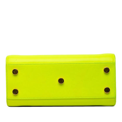 Saint Laurent Sac de Jour Nano 2-Way Shoulder Bag Yellow Leather — view 3