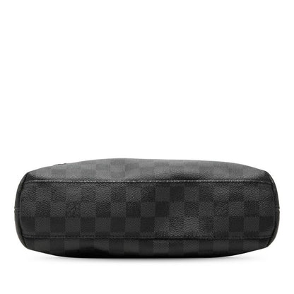 Louis Vuitton Damier Graphite Mick PM Crossbody Shoulder Bag Black Gray Leather — view 3