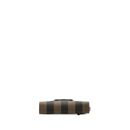Fendi Pecan Shoulder Bag Mini Backpack 3way Black Beige Leather — view 3