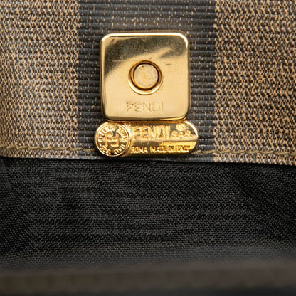 Fendi Pecan Shoulder Bag Mini Backpack 3way Black Beige Leather — view 5