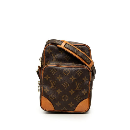 Louis Vuitton Monogram Amazon Crossbody Shoulder Bag Brown Leather