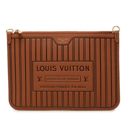 Louis Vuitton Neverfull Inside Out Included Pouch Brown Leather