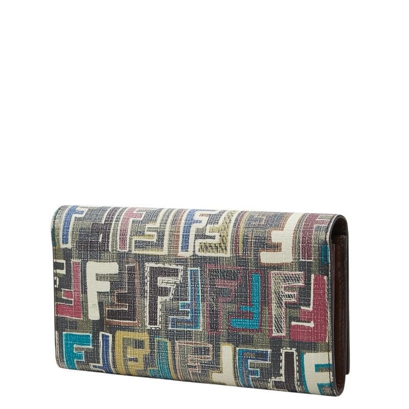 Fendi Zucca Wallet Multicolor Leather — view 2