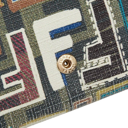 Fendi Zucca Wallet Multicolor Leather — view 7