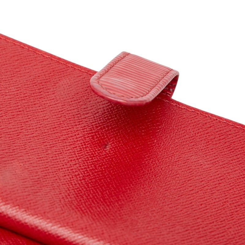 Louis Vuitton Epi Continental Viennois Wallet Castilian Red Leather — view 6