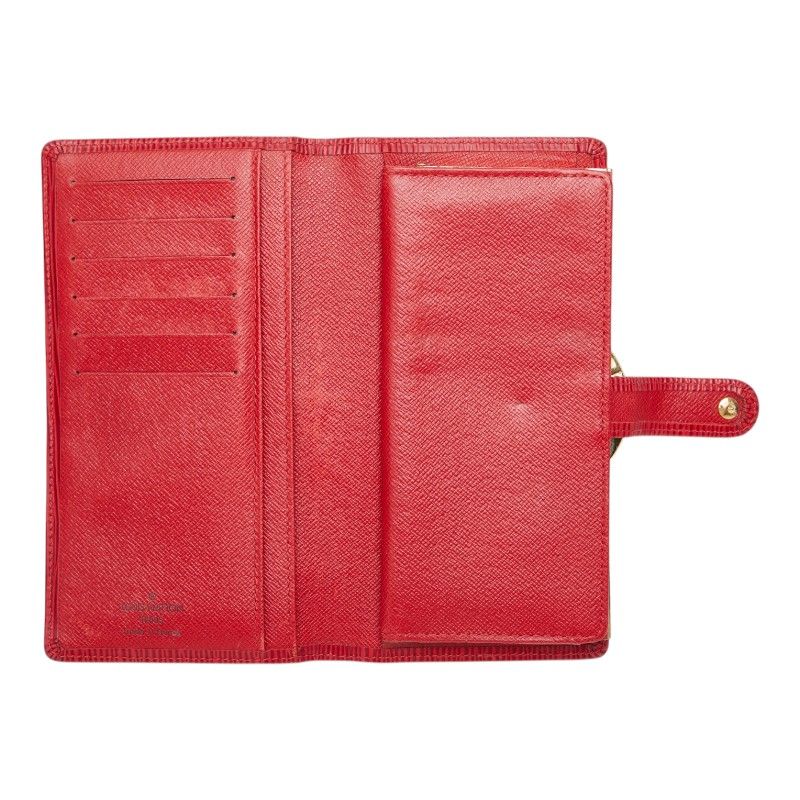 Louis Vuitton Epi Continental Viennois Wallet Castilian Red Leather — view 8