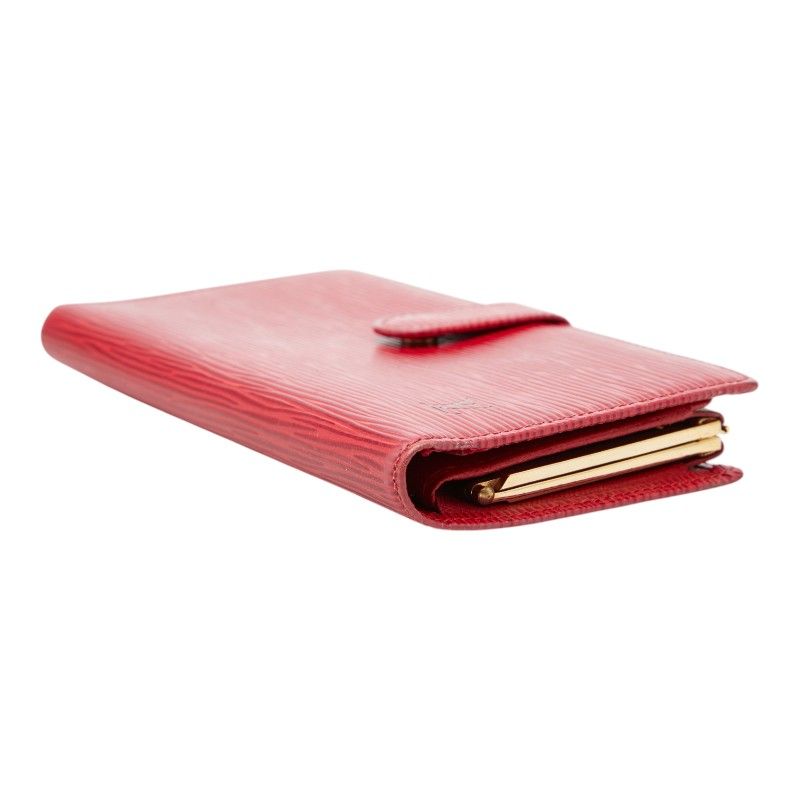 Louis Vuitton Epi Continental Viennois Wallet Castilian Red Leather — view 4