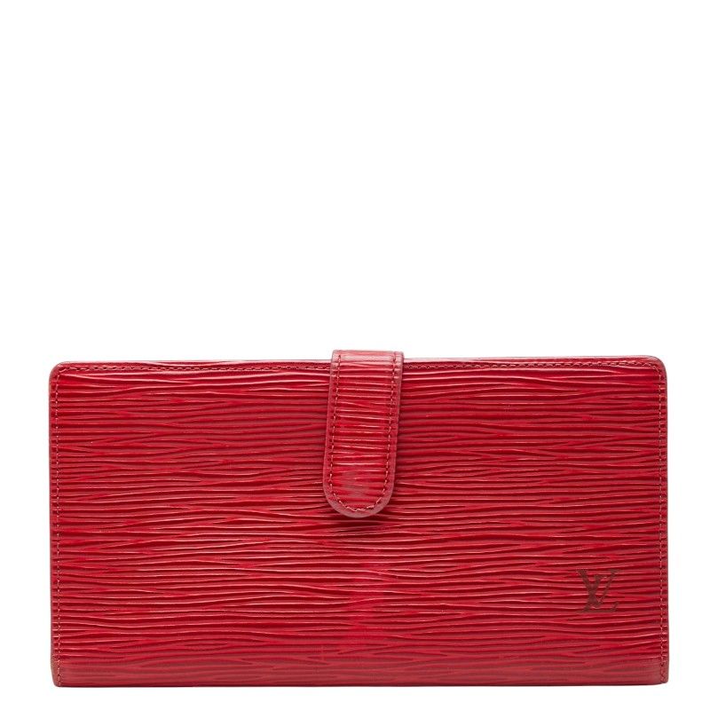 Louis Vuitton Epi Continental Viennois Wallet Castilian Red Leather
