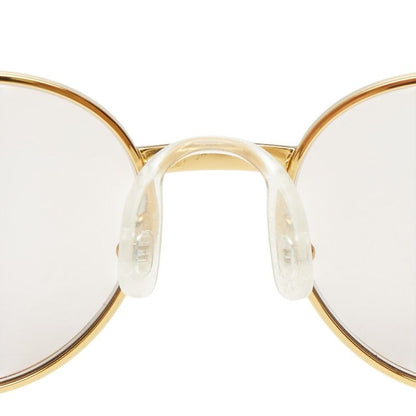 Gucci Boston UV Cut Sunglasses Gold Ivory Acetate Plated Eyewear — view 4
