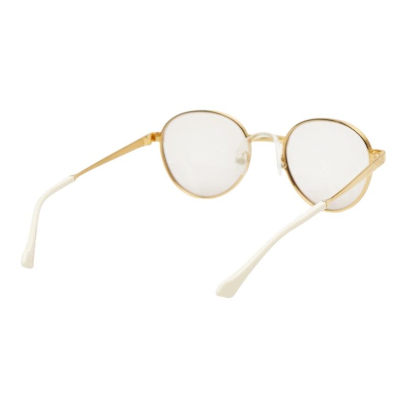 Gucci Boston UV Cut Sunglasses Gold Ivory Acetate Plated Eyewear — view 3