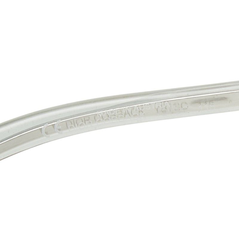 Dior Vintage Sunglasses Silver Acetate Metal Eyewear — view 7