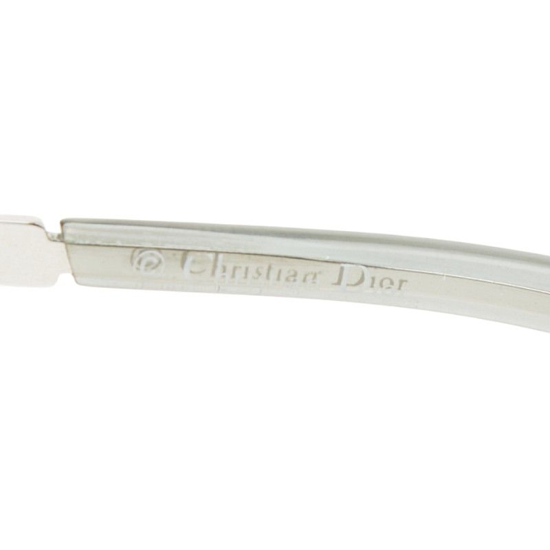 Dior Vintage Sunglasses Silver Acetate Metal Eyewear — view 6