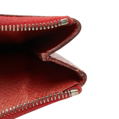 Hermes Clarice PM Coin Purse Orange Leather — view 7