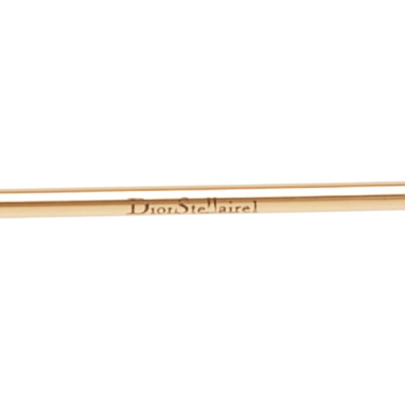 Dior Sunglasses Gold Black Acetate Plated Eyewear — view 6