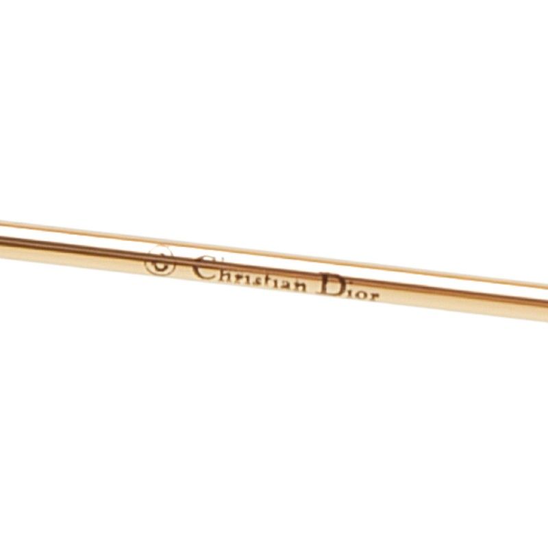 Dior Sunglasses Gold Black Acetate Plated Eyewear — view 5