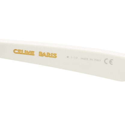 Celine Logo Sunglasses White Acetate Eyewear — view 7