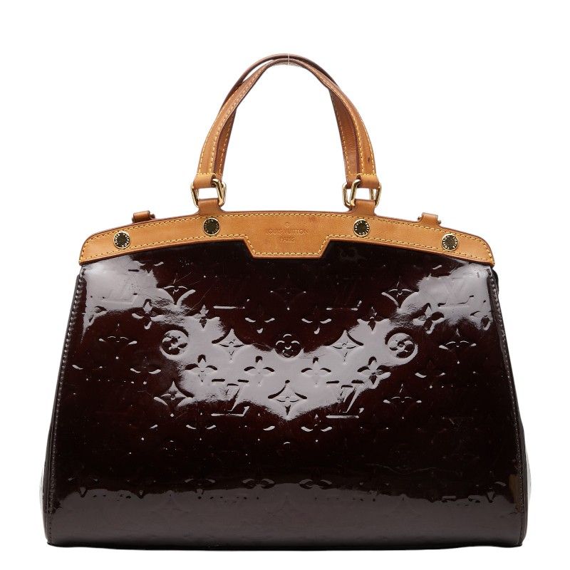 Louis Vuitton Monogram Vernis Blair MM Handbag Amarante Purple Patent Leather