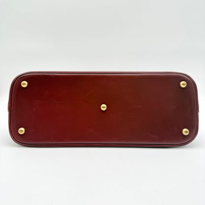Hermes Bolide 35 Box Calf Rouge Ash Handbag — view 4