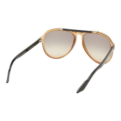 Gucci Teardrop Sunglasses Brown Black Acetate Eyewear — view 3