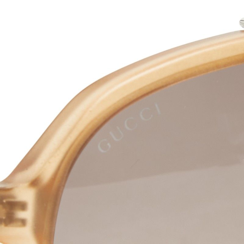 Gucci Teardrop Sunglasses Brown Black Acetate Eyewear — view 4