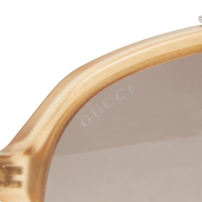Gucci Teardrop Sunglasses Brown Black Acetate Eyewear — view 4