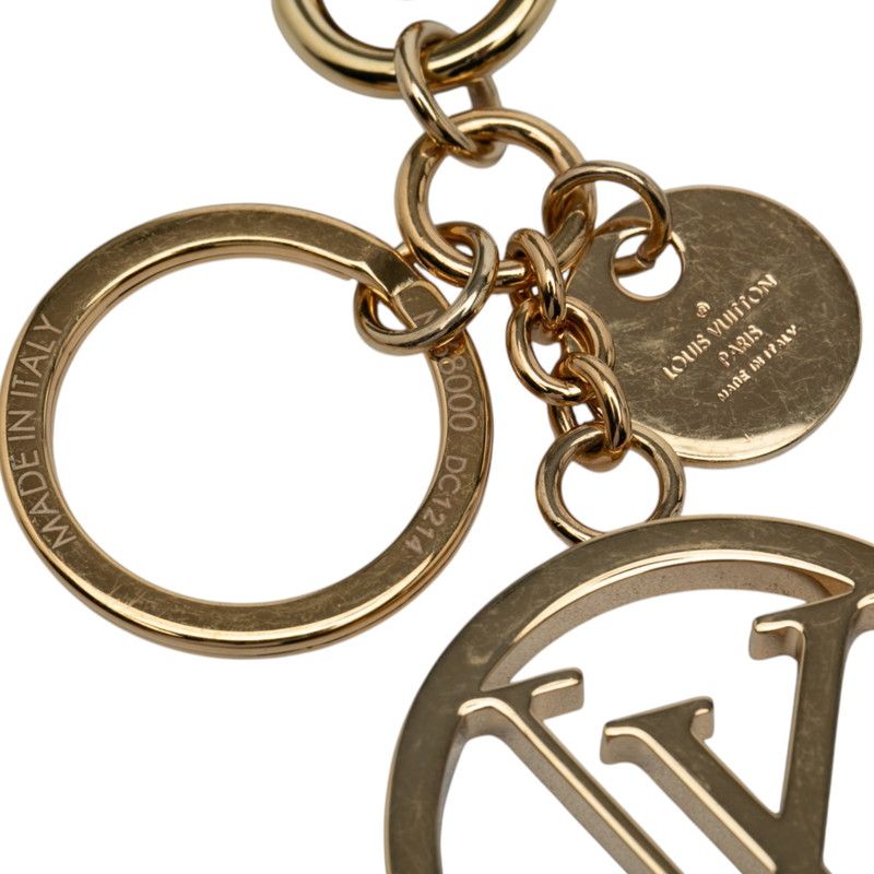 Louis Vuitton LV Circle Key Holder Bag Charm Gold Plating — view 3