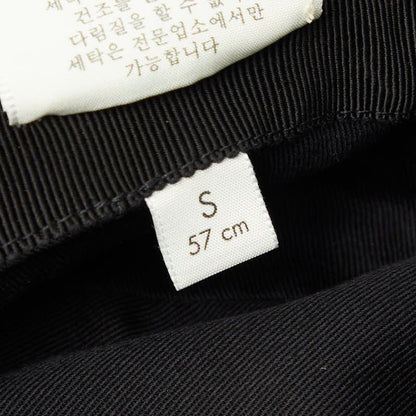 Gucci Logo Label Bucket Hat S 57 Black Red Cotton — view 6