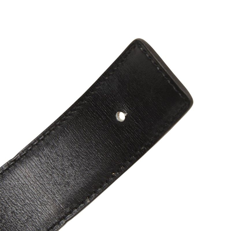 Hermes Belt 85 Buckle Brown Black Togo Box Calf — view 6
