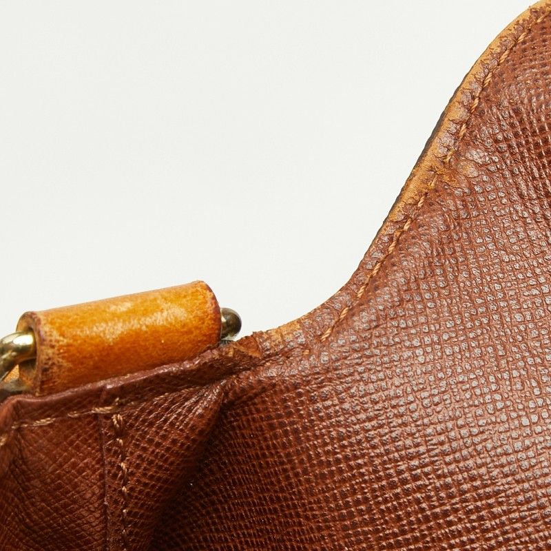 Louis Vuitton Monogram Musette Crossbody Shoulder Bag Brown Leather — view 7