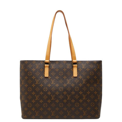 Louis Vuitton Monogram Luco Tote Brown Leather