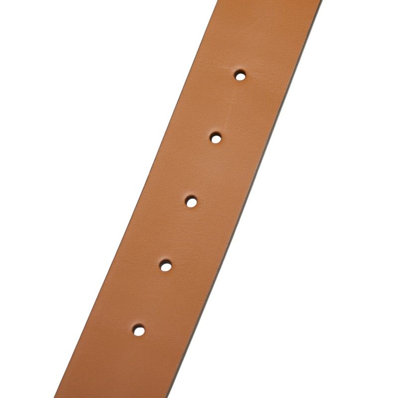 Gucci Interlocking Belt 85 34 GG Buckle Brown Leather — view 7