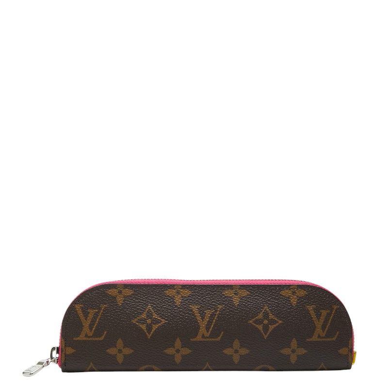 Louis Vuitton Pencil Pouch Charlotte Pen Case Brown Pondicherry Pink Leather