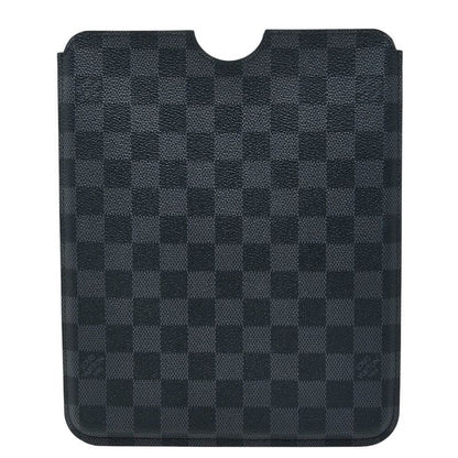 Louis Vuitton Damier Graphite Etui iPad Tablet Case Black Gray