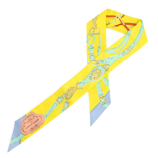 Hermes Scarf Twilly Scarves Yellow
