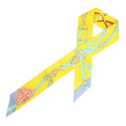 Hermes Scarf Twilly Scarves Yellow